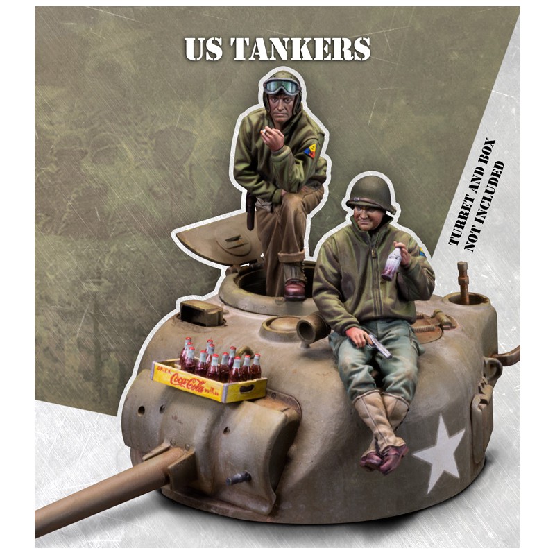 WW2 U.S. Army Tankers - Click Image to Close