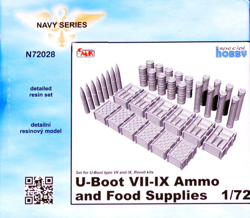 U-Boot typ VII/IX Ammo and Food Supplies - Click Image to Close