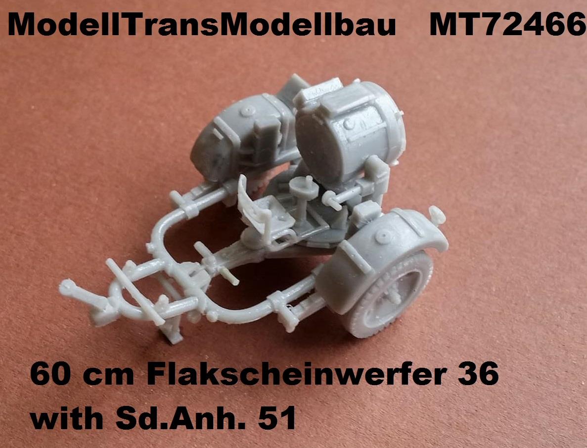 60 cm Flakscheinwerfer 36 auf Sd.Anh.51 - Click Image to Close