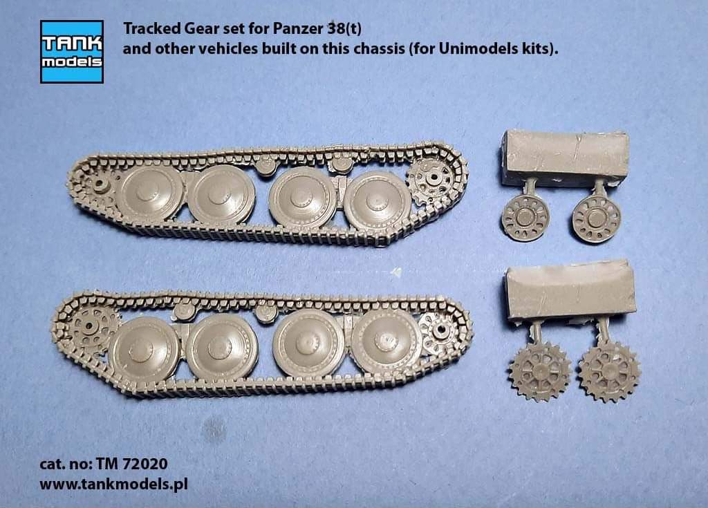 Pz.38(t) tracked gear (UM) - Click Image to Close